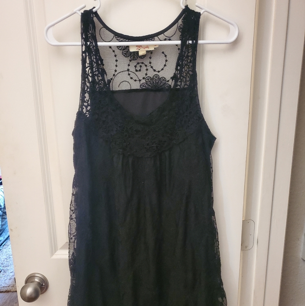 Like new black lace dress